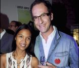 Soirée Converse : Emmanuel de Brantes et sa femme