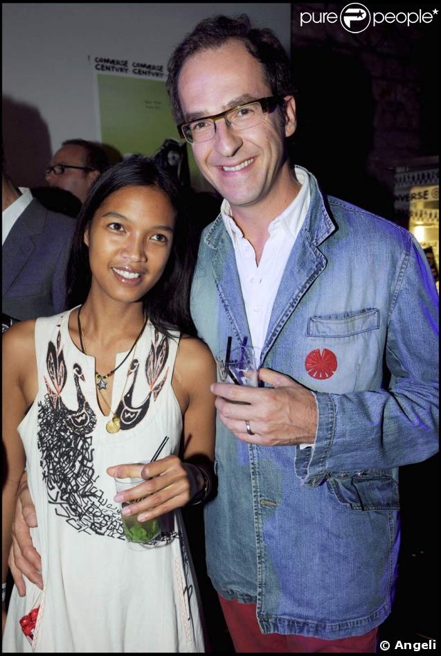 Soirée Converse : Emmanuel de Brantes et sa femme