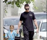 Christian Bale et sa fille Emmeline