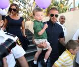 David Beckham et son fils Cruz