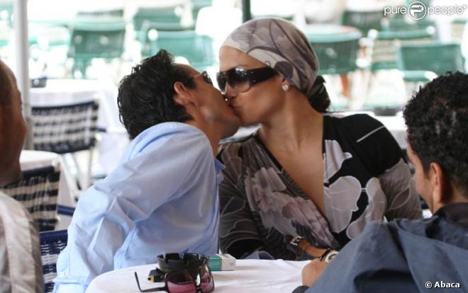 Jennifer Lopez et Marc Anthony à Portofino, le 19/09/08