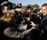 Nicolas Sarkozy et Carlita à l'Elysée le 20/09/08