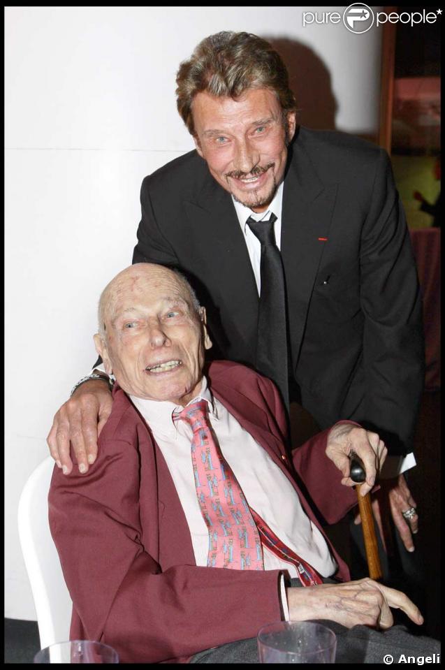 Johnny Hallyday et Serge Ravenel