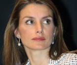 Letizia d'Espagne à Francfort, le 22/09/08