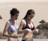 Lindsay Lohan et Samantha Ronson, deux sirènes au Mexique...