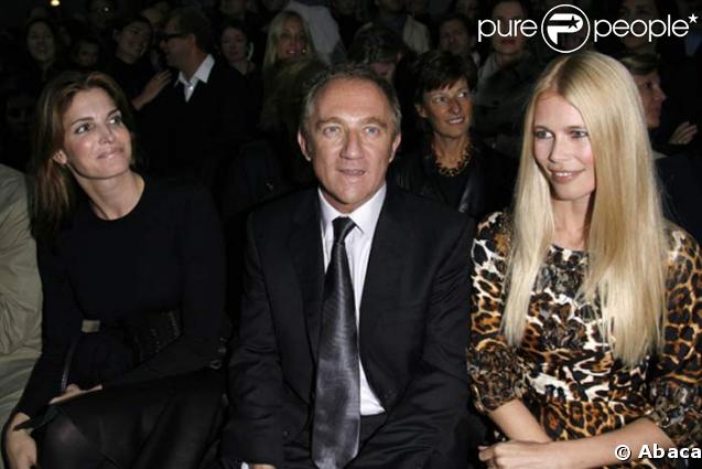 Stephanie Seymour, François-Henri Pinault et Claudia Schiffer