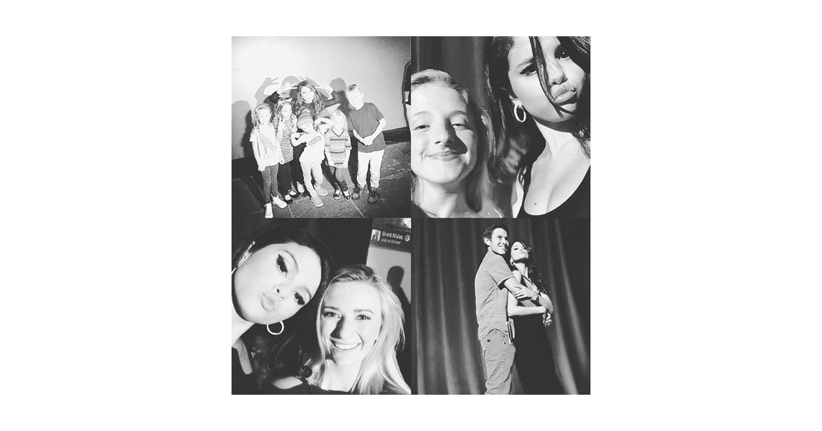 selena gomez rencontre ses fans