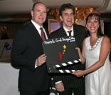 Le Prince Albert II avec Shirley et Dino
