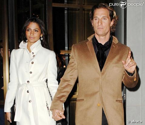 Camilla Alves et Matthew McConaughey