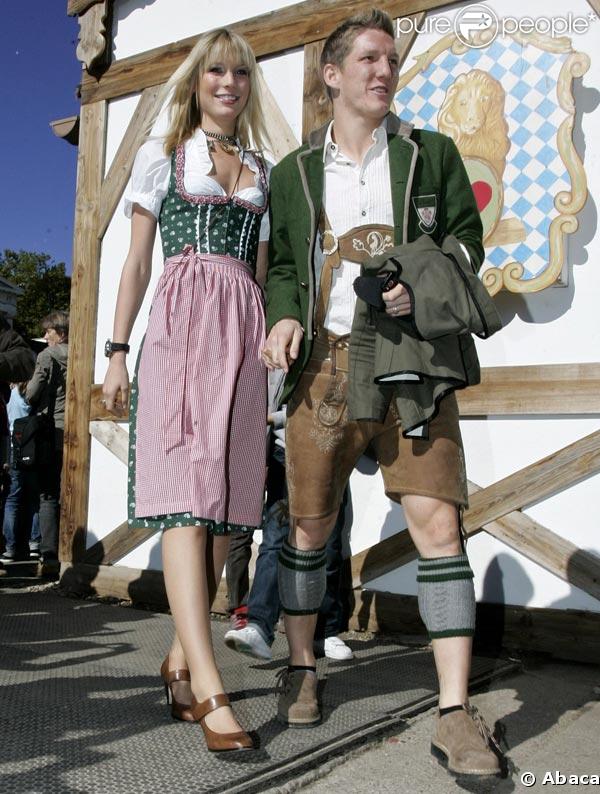 Sarah Brandner et Bastian Schweinsteiger