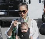Jessica Alba et sa fille en balade à los Angeles