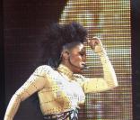 Janet Jackson en concert a Los Amgeles en Septembre 2008
