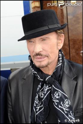 Johnny Hallyday au lancement de sa tournée