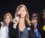 Jessica Biel et Justin Timberlake soutiennent Obama à Las Vegas, le 11/10/08