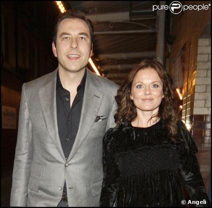 Geri Halliwell et David Walliams à Londres