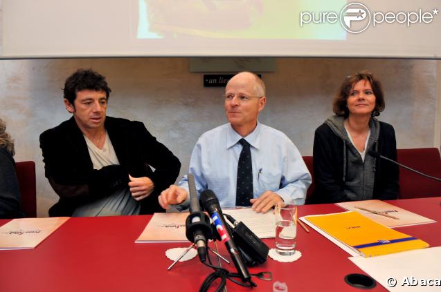 Patrick Bruel, Noam Shalit et Florence Aubenas