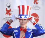 Jamie Lee Curtis à la fête organisée par AIDS pour Halloween, le 25/10/08