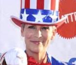 Jamie Lee Curtis à la fête organisée par AIDS pour Halloween, le 25/10/08