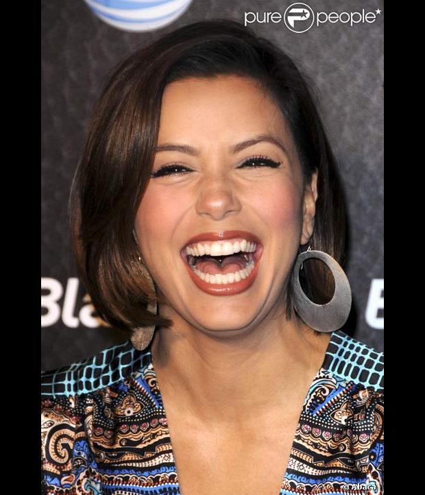Eva Longoria à la soirée BlackBerry, à Los Angeles, le 30/10/08