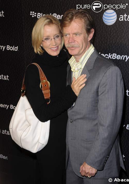 Felicity Huffman et William H. Macy à la soirée BlackBerry, à Los Angeles, le 30/10/08