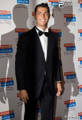 Cristiano Ronaldo au gala United for Unicef