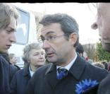 Jean Sarkozy lors des commémorations du 11 novembre à Neuilly sur Seine