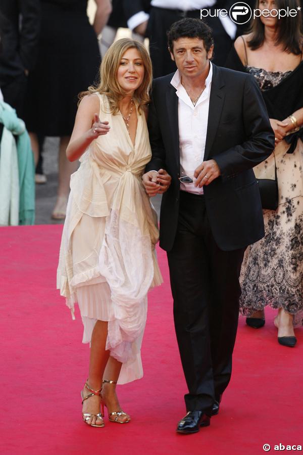 Amanda Sthers et Patrick Bruel au Festival de Cannes