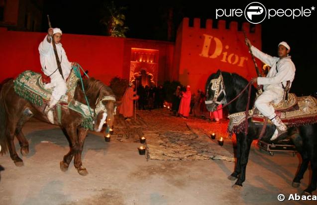 Soirée Dior. Festival de Marrakech, le 21/11/08