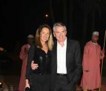 Gilbert et Nicole Coullier à la soirée Dior. Festival de Marrakech, le 21/11/08