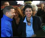 Rachida Dati visite une entreprise en difficulté en Avignon, le 21/11/08