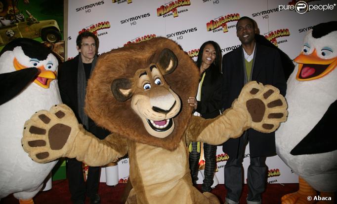 Ben Stiller, Chris Rock et Jada Pinkett-Smith à l'avant-première de Madagascar: Escape 2 Africa