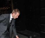 David Beckham superman avec une cycliste