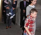 David Beckham super papa avec la famille au complet !