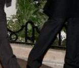 Britney Spears, sortant de son hôtel parisien