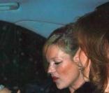 Kate Moss sortant de l'émission X Factor