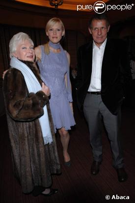 Line Renaud, Patrick Poivre d'Arvor et Anna Sherbinina