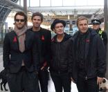 Les Take That à la Gare de St Pancras