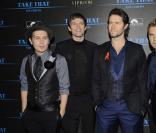 Les Take That à la Gare de St Pancras
