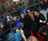 Les Take That à la Gare de St Pancras