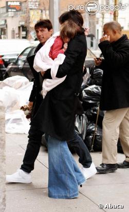 Katie Holmes, Tom Cruise et leur petite Suri