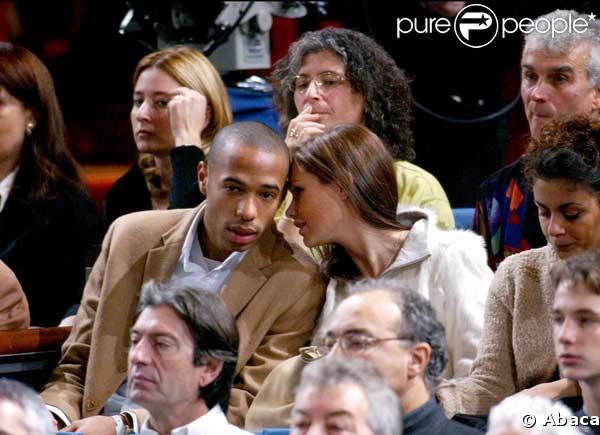 Thierry Henry et son ex-petite amie Nicole Merry