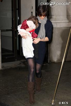 Katie Holmes et sa fille Katie Holmes