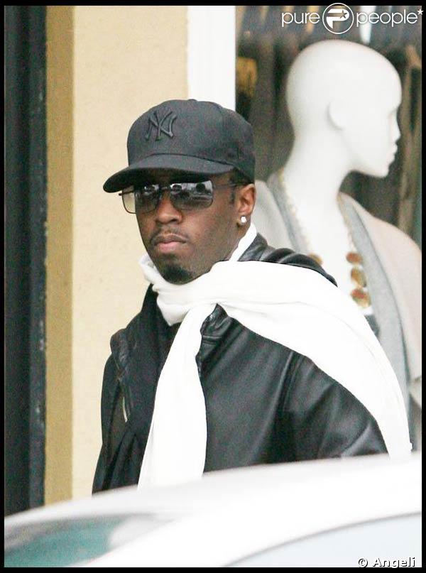P. DIddy fait du shopping avec son fils Justin