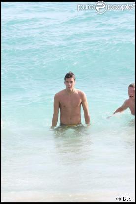 Yoann Gourcuff à St Barth, décembre 2008