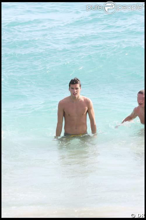 Yoann Gourcuff à St Barth, décembre 2008
