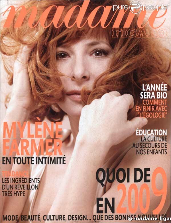 Mylène Framer pose pour Madame Figaro