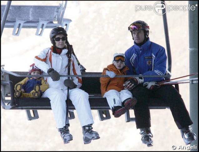 Cristina d'Espagne, son époux Inaki, et leurs enfants Miguel et Irene