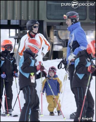 Cristina d'Espagne, son époux Inaki, leurs enfants Juan, Pablo, Miguel, Irene