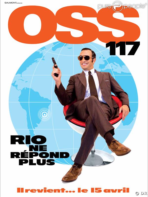 L'affiche du film  OSS 117 : Rio ne répond plus  