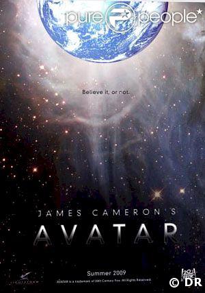 L'affiche américaine du film  Avatar 